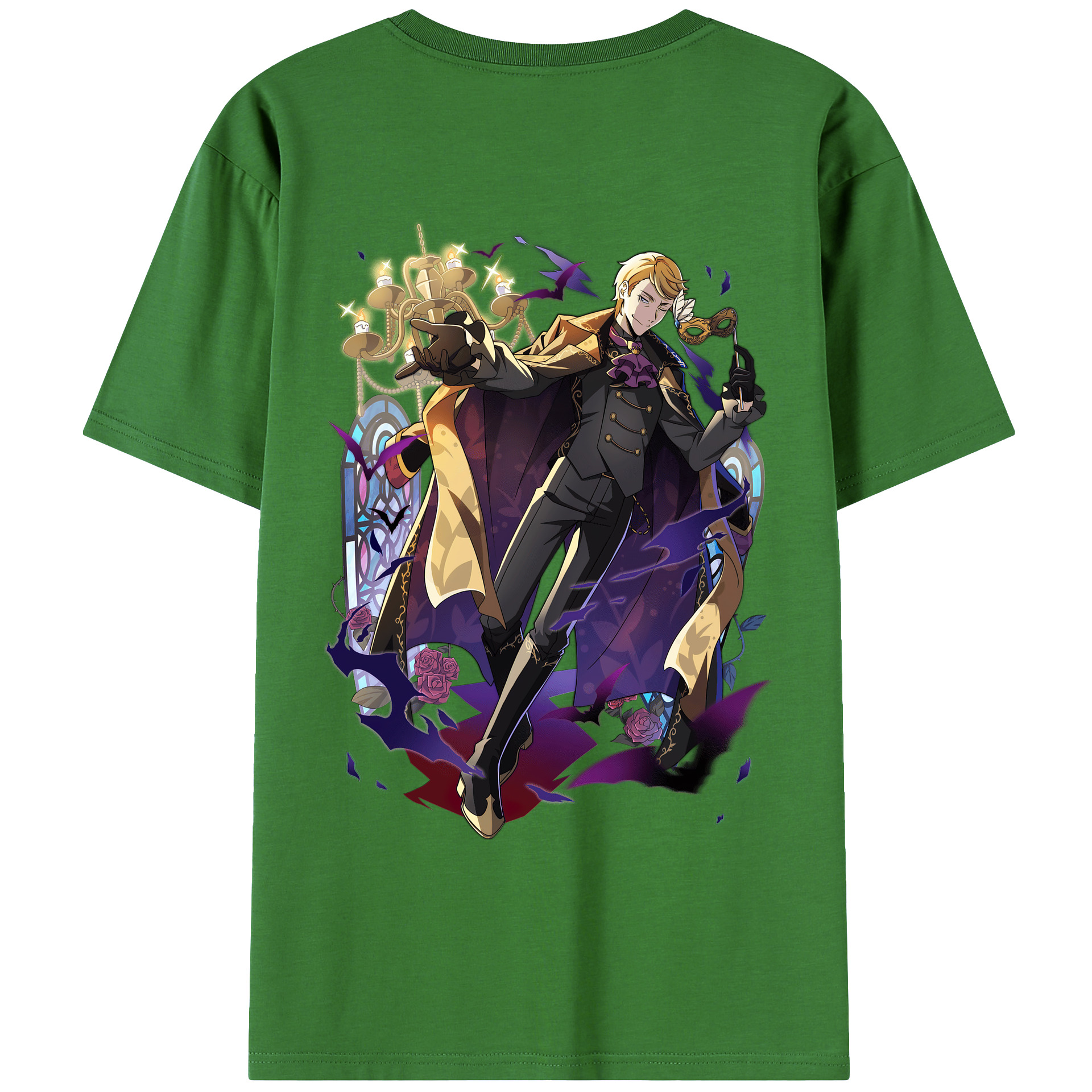 （画像用） 文豪ストレイドッグス Bungo Stray Dogs レディース半袖Tシャツ(バックプリント)